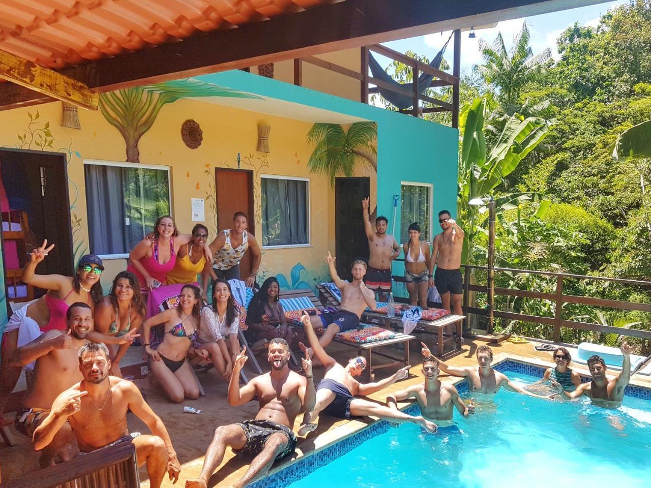 Farofa Loca Hostel Morro de Sao Paulo Bagian luar foto